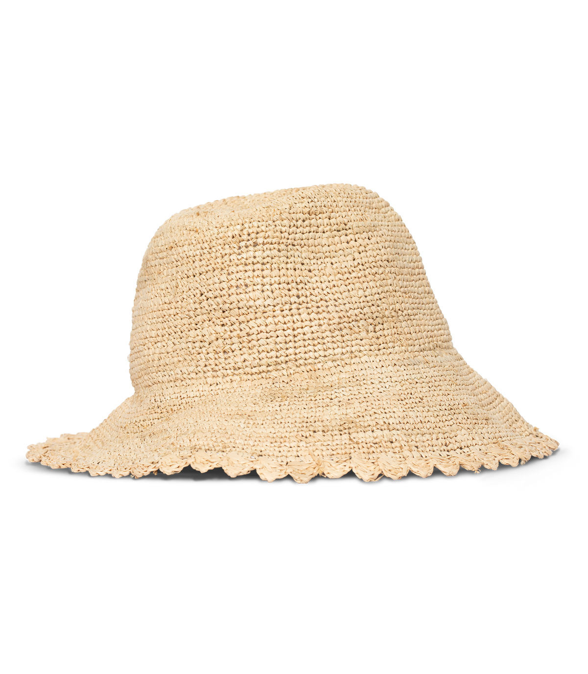 BALLOU HAT -- NATURAL RAFFIA