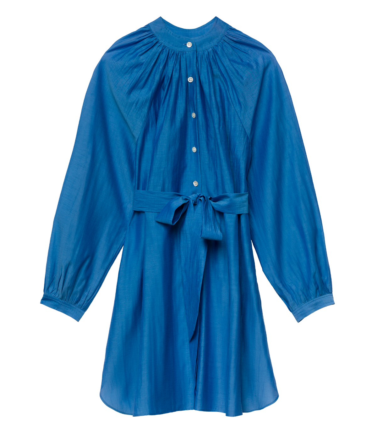JULIET TUNIC DRESS -- SANTORINI BLUE