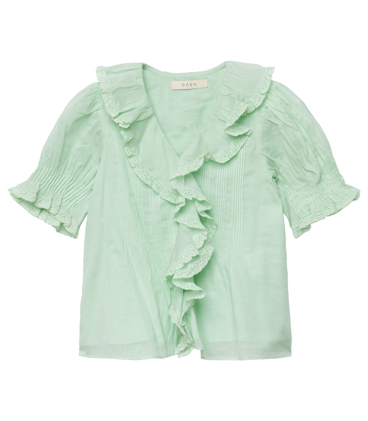 LITTLE HENRI TOP -- SEAFOAM