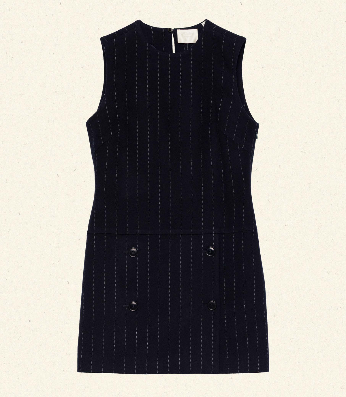 POLLY DRESS -- MARIANNE PINSTRIPE