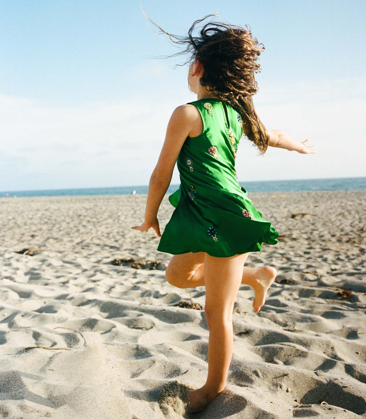 ARIEL DRESS -- EMERALD