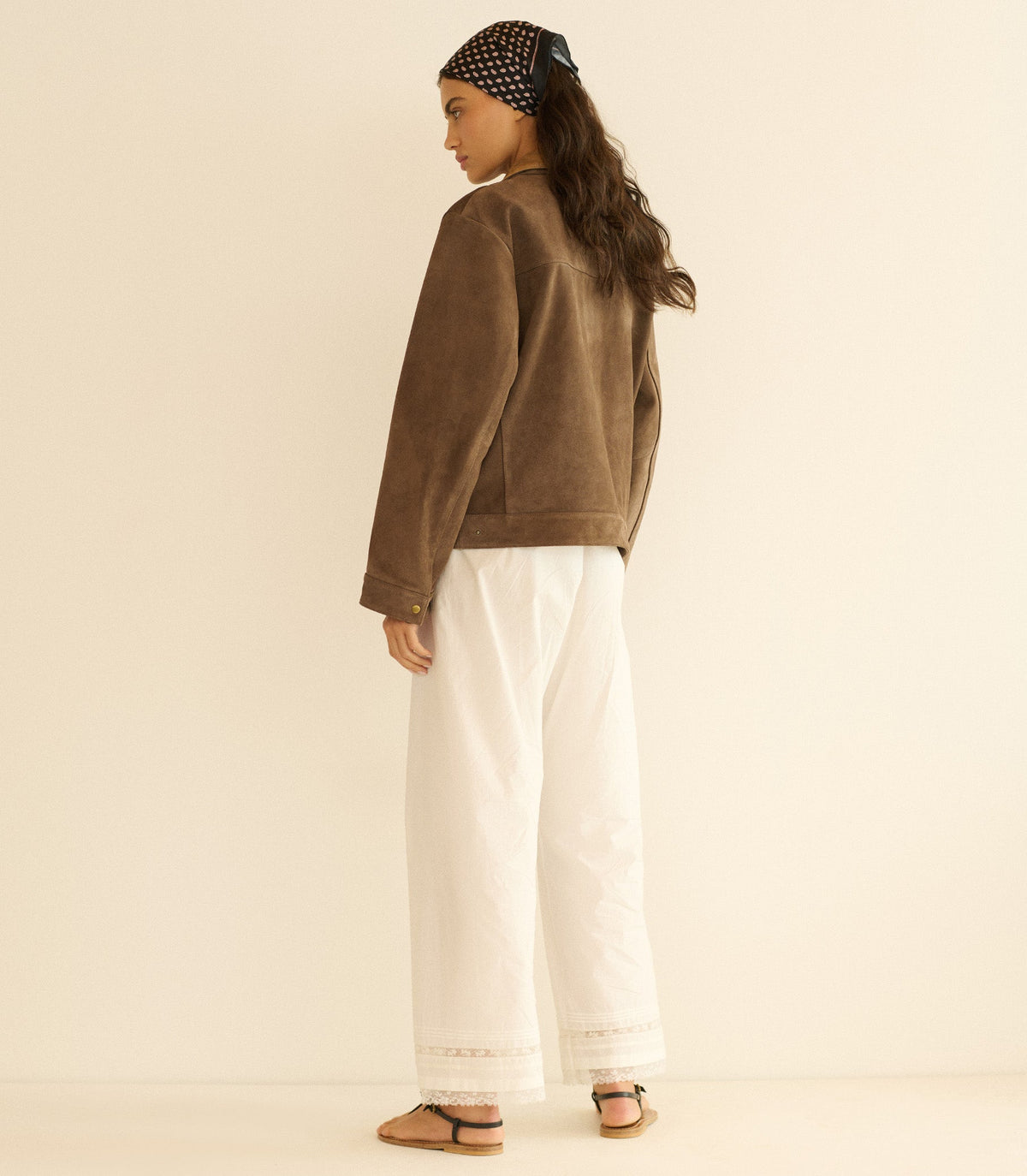 CARSON SUEDE JACKET -- SABLE