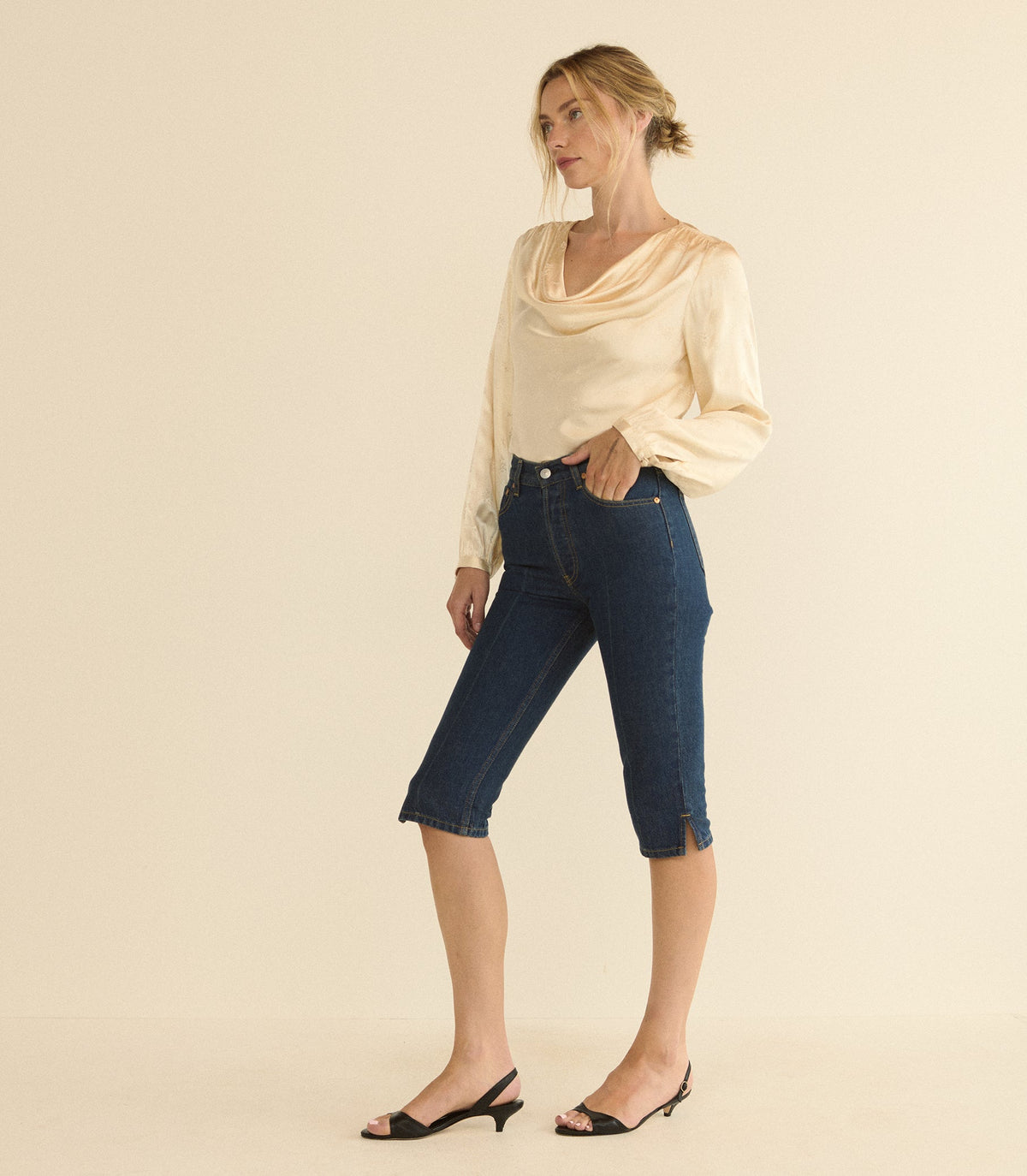 CHANTAL CAPRI -- CAVALAIRE DARK WASH