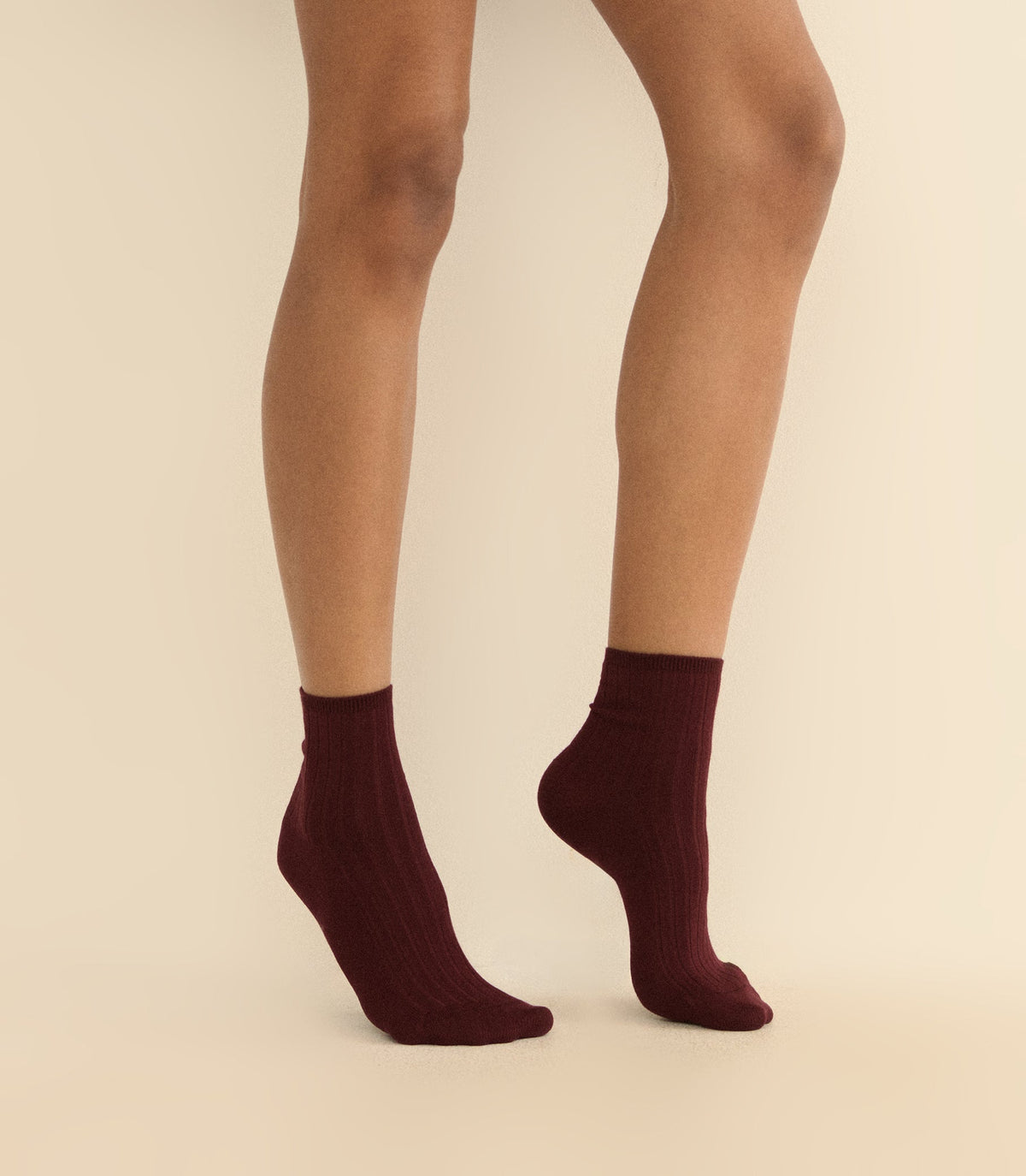 COLLÉGIEN LA MINI ANKLE SOCK -- BORDEAUX