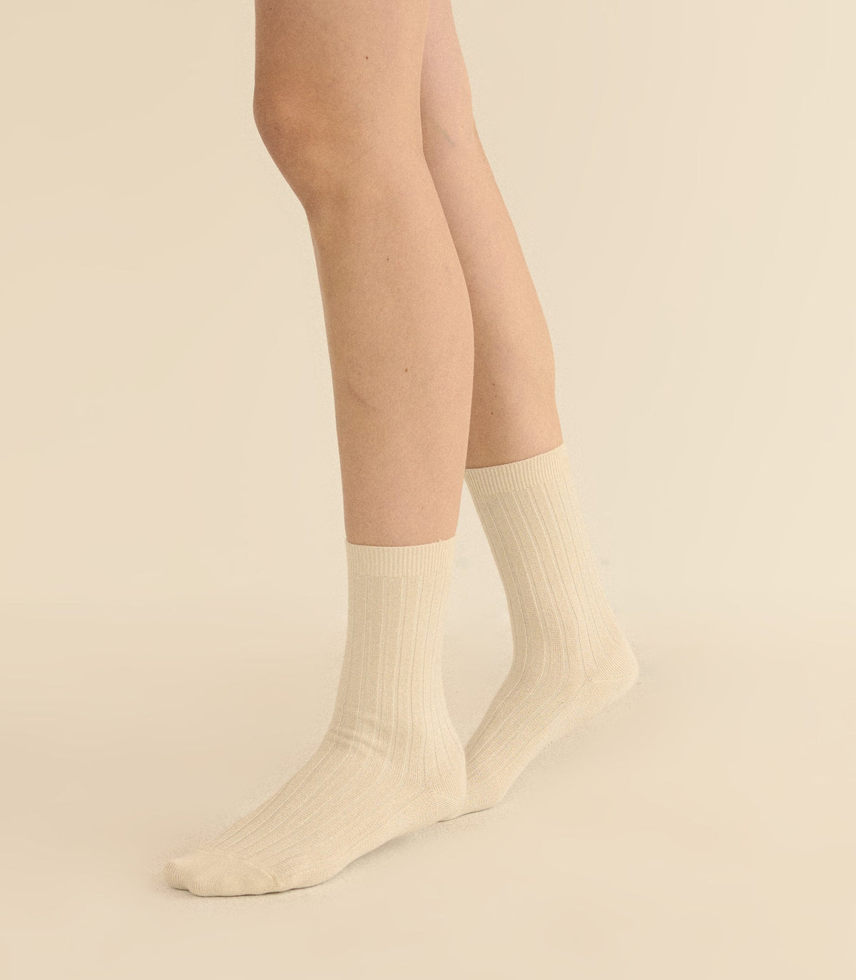 COLLÉGIEN VICTOIRE GLITTER CREW SOCKS -- DOUX ANGEUAX