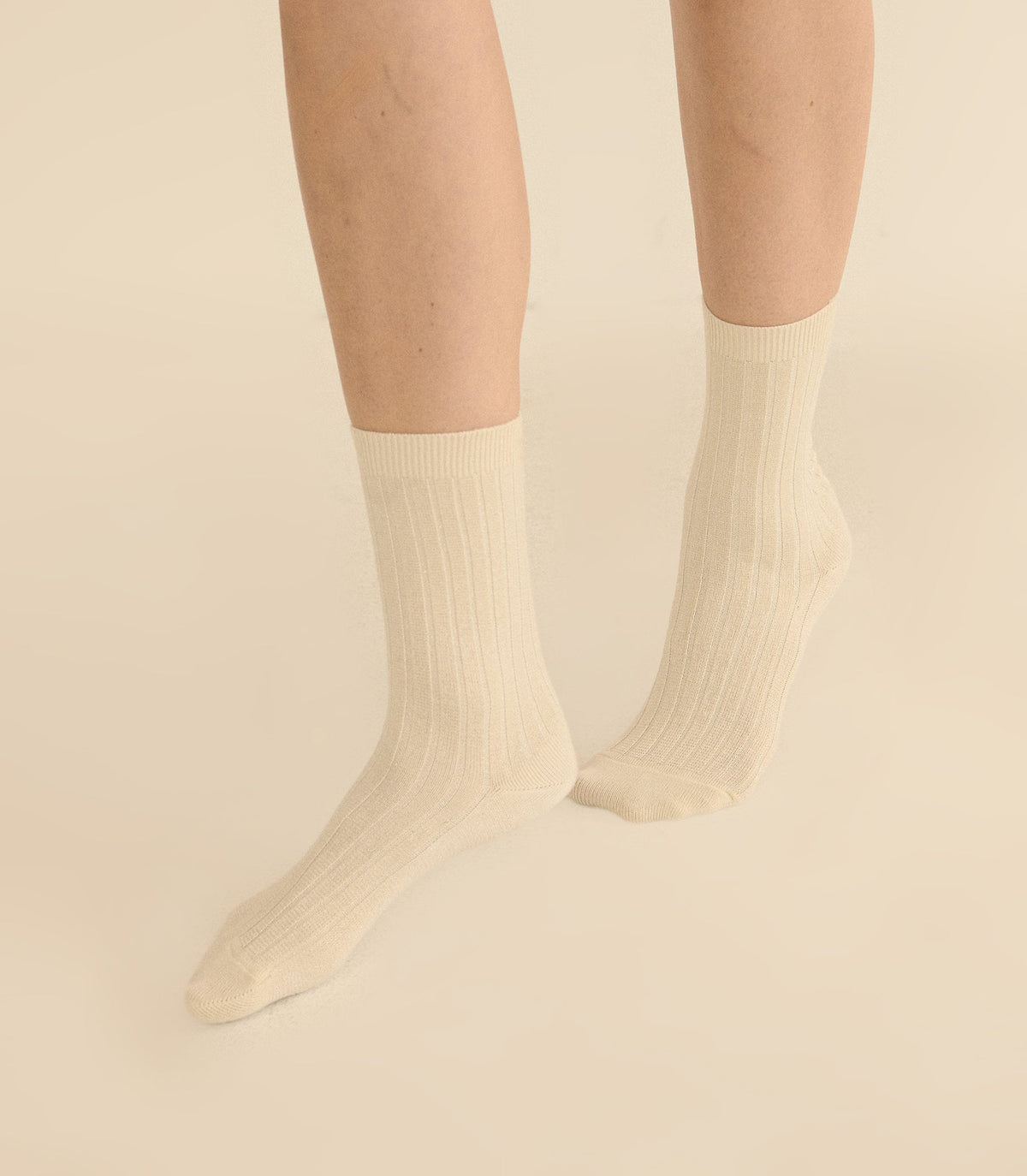 COLLÉGIEN VICTOIRE GLITTER CREW SOCKS -- DOUX ANGEUAX