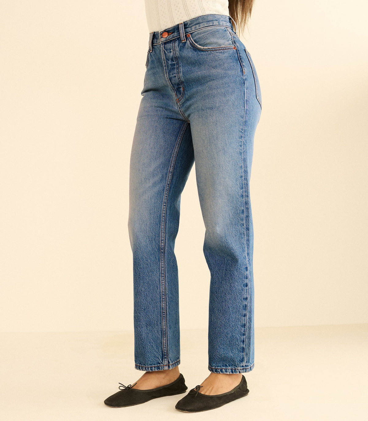 DIANA CROP JEAN -- GENEVE WASH