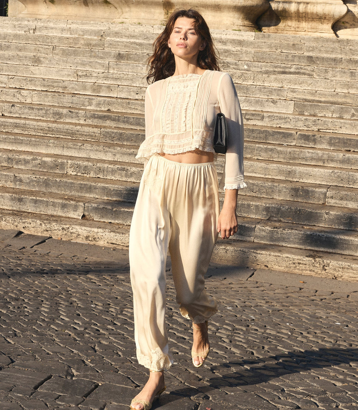 ELODINE TOP -- SEA SALT
