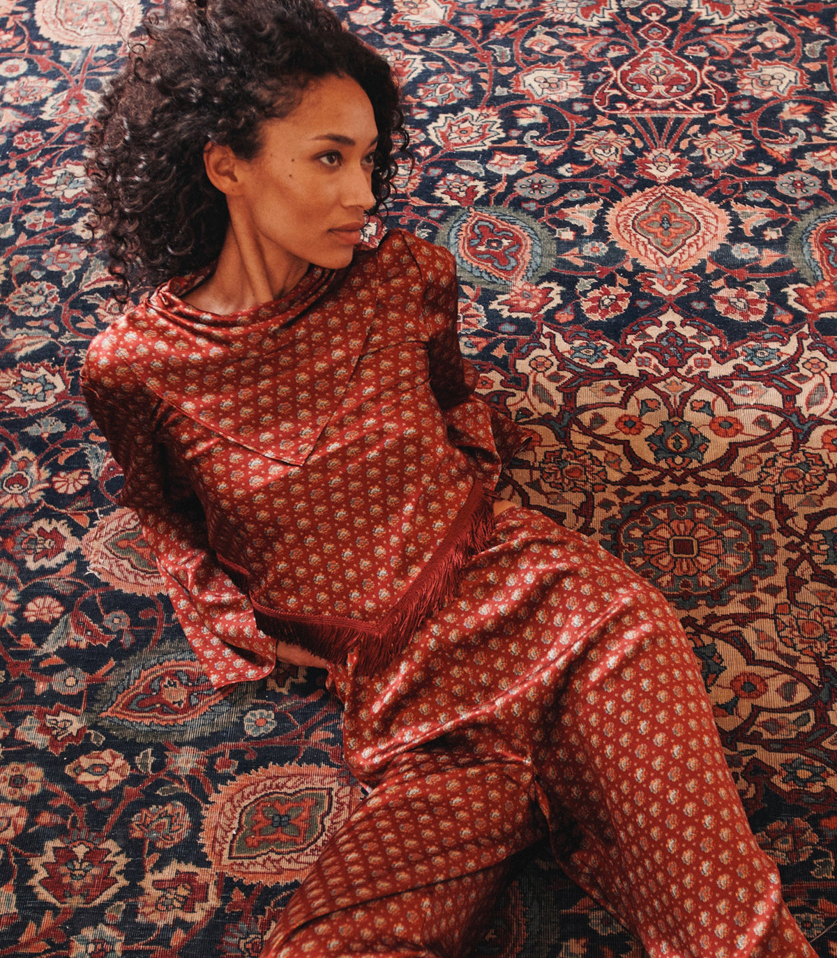 FAUSTELLA TOP -- SAN SEBASTIAN FOULARD