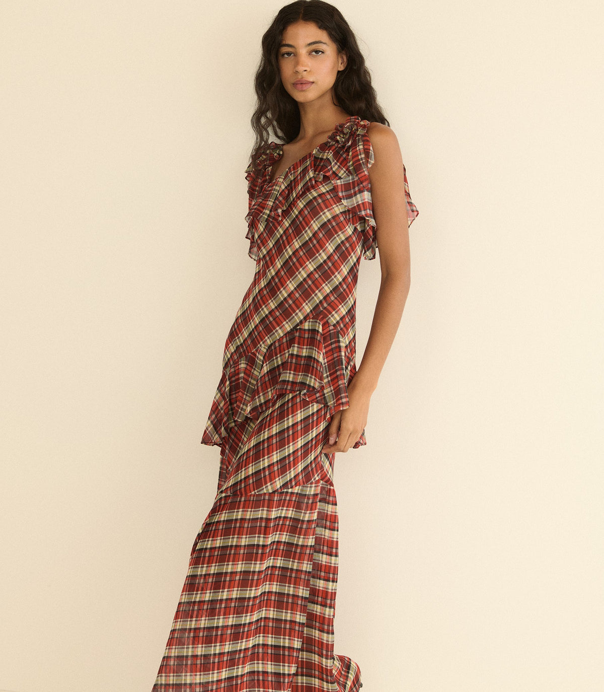 FERNANDA DRESS -- ROSEMERE PLAID