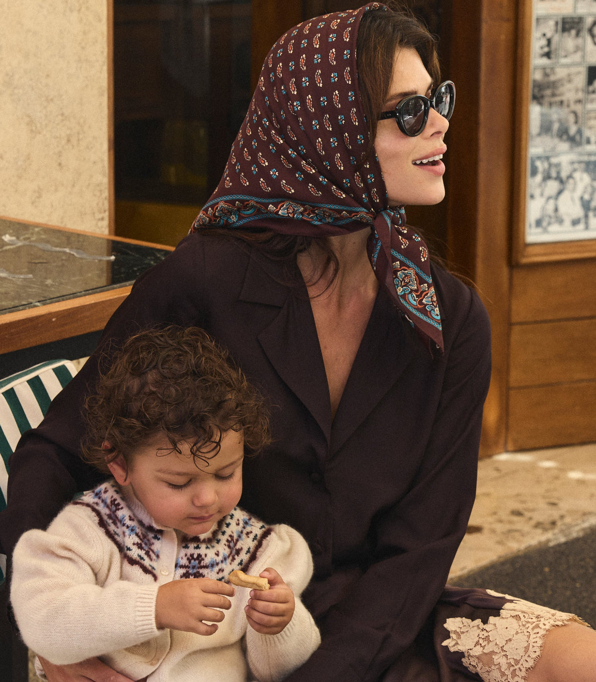 GRANDE PENNY BANDANA -- DEAUVILLE PAISLEY