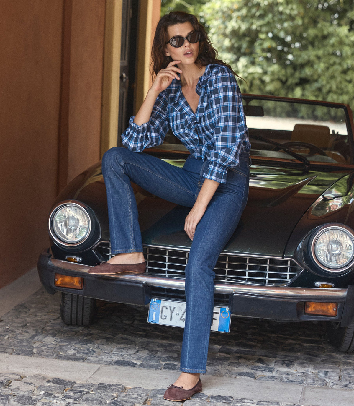 HARDY TOP -- VALMONT PLAID