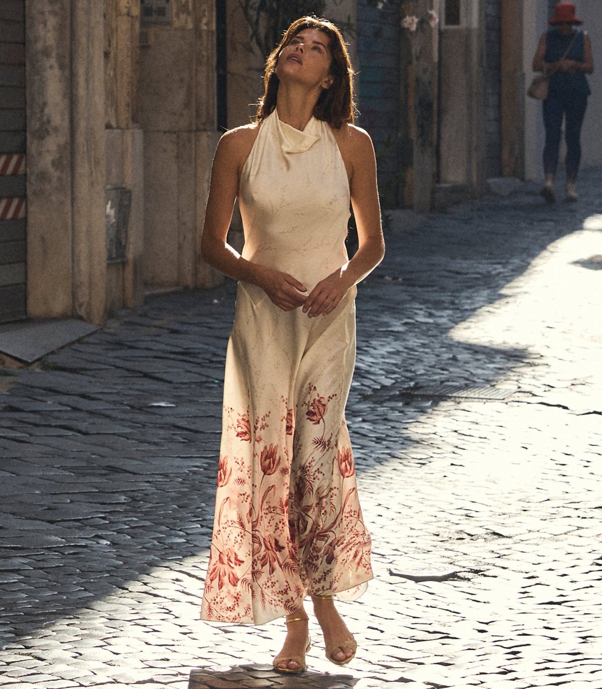 ISMERIE DRESS -- WINDSWEPT TULIPS