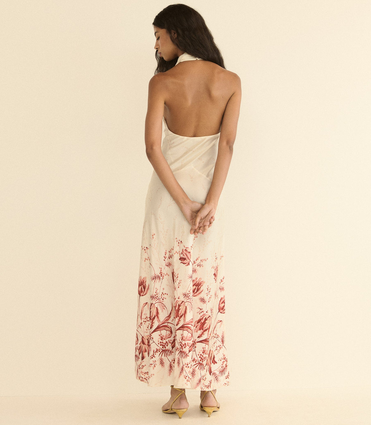 ISMERIE DRESS -- WINDSWEPT TULIPS