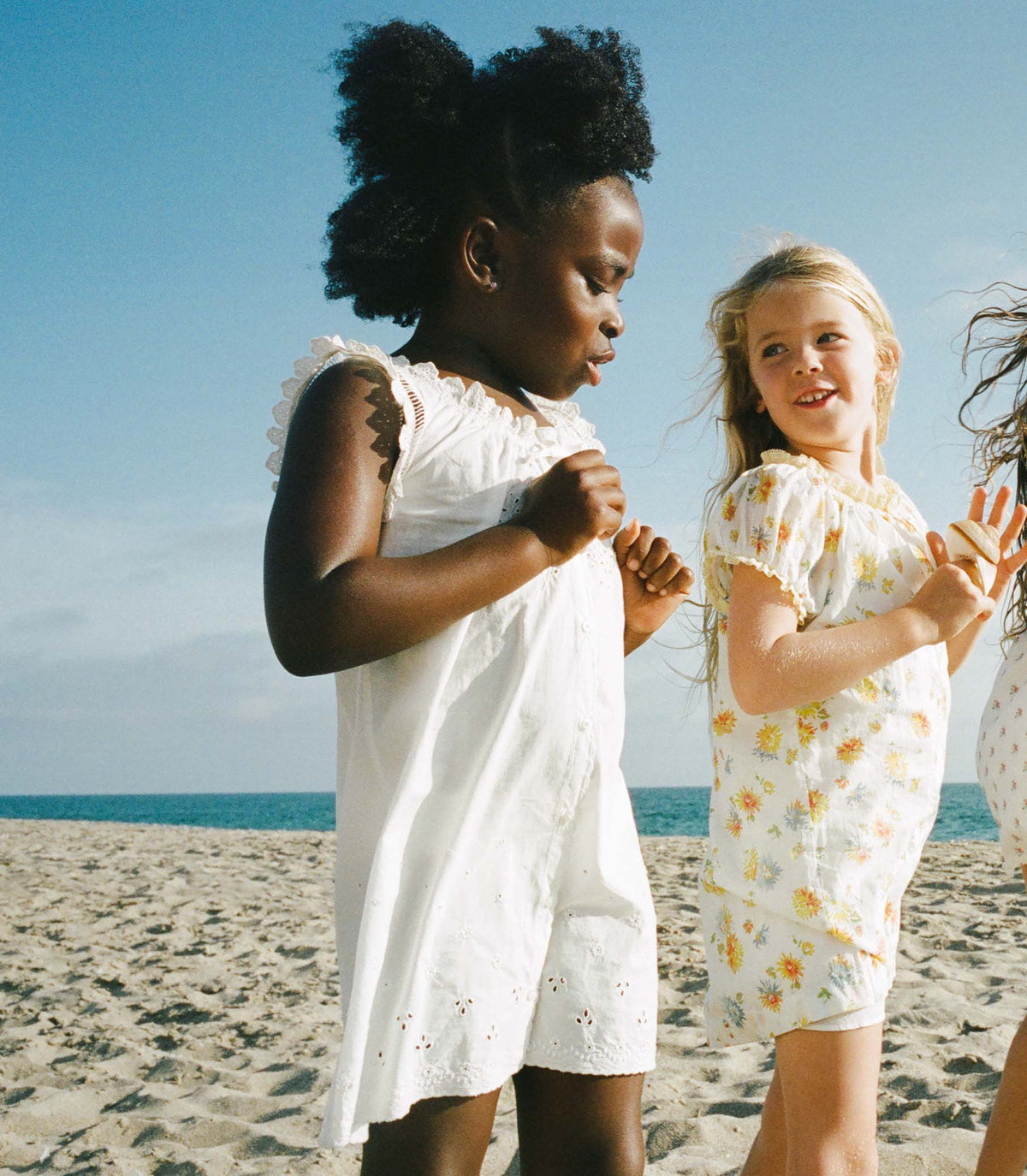 LITTLE NESSIE DRESS -- SALT