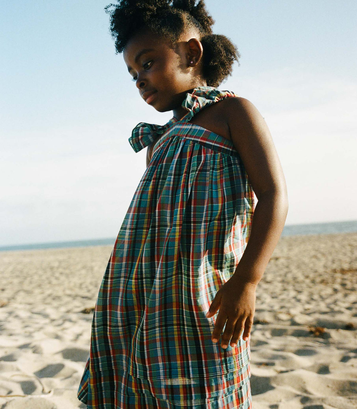 LITTLE NISHA DRESS -- ALDERBROOK PLAID