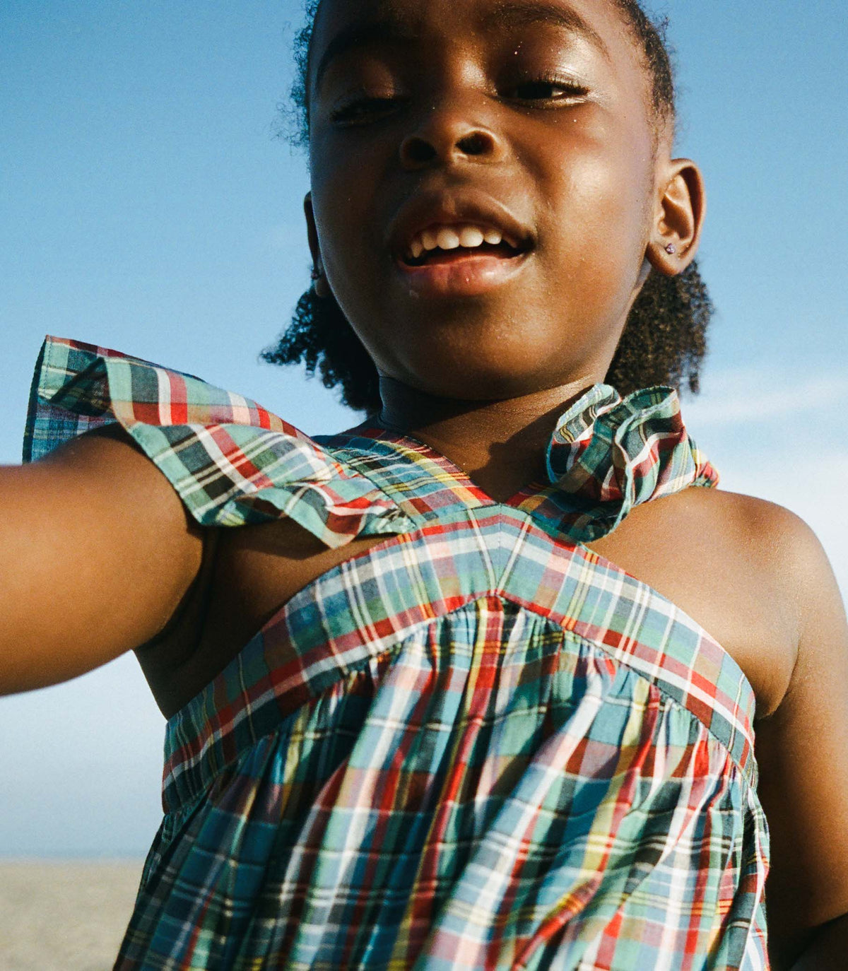 LITTLE NISHA DRESS -- ALDERBROOK PLAID