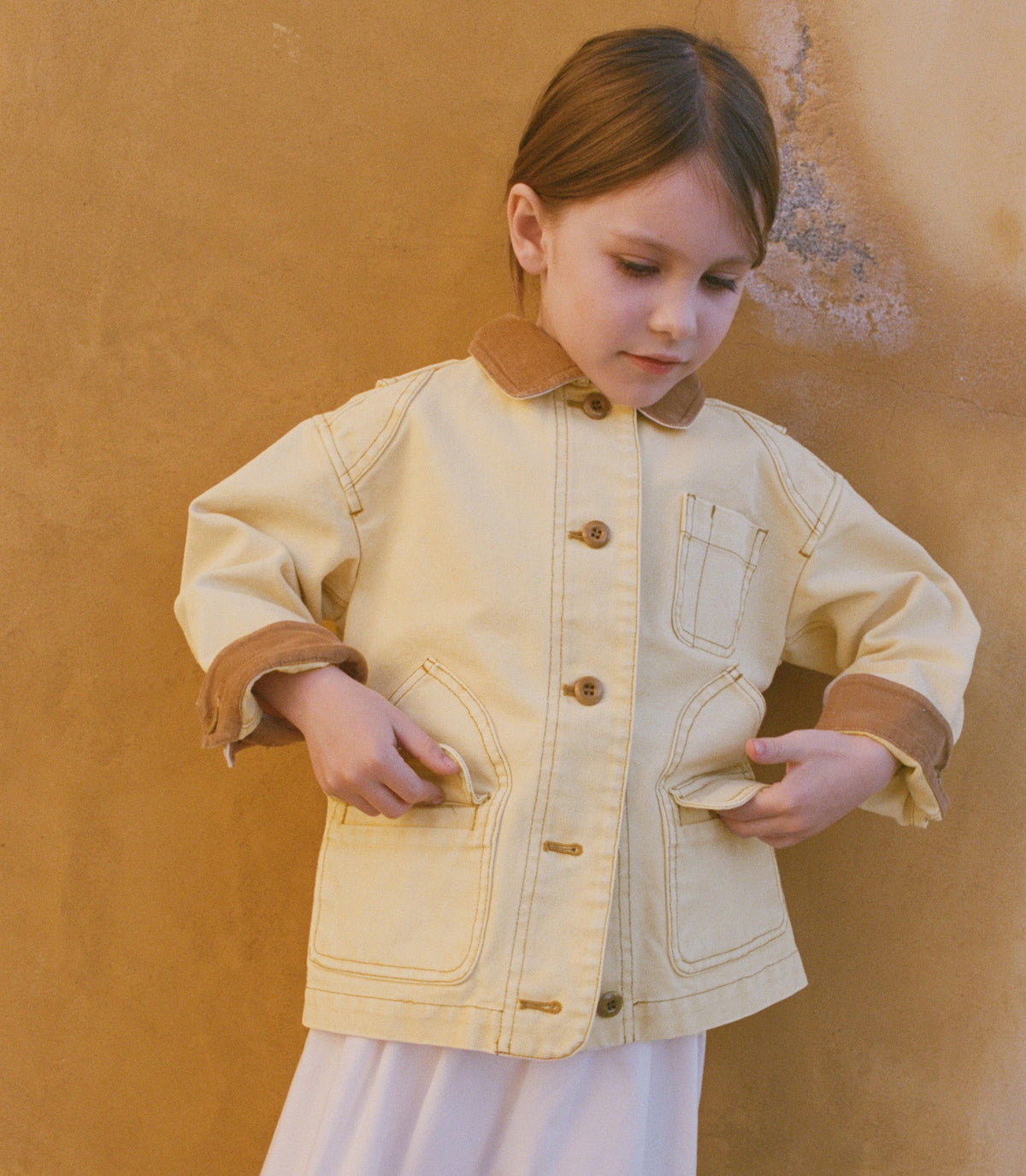 LITTLE PASCUAL JACKET -- STRAW