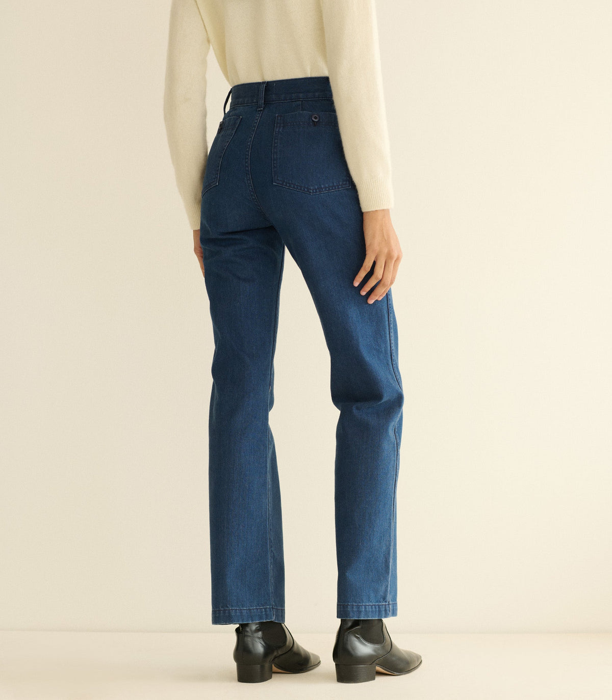 MARITIME MID RISE JEAN -- SIRENES WASH
