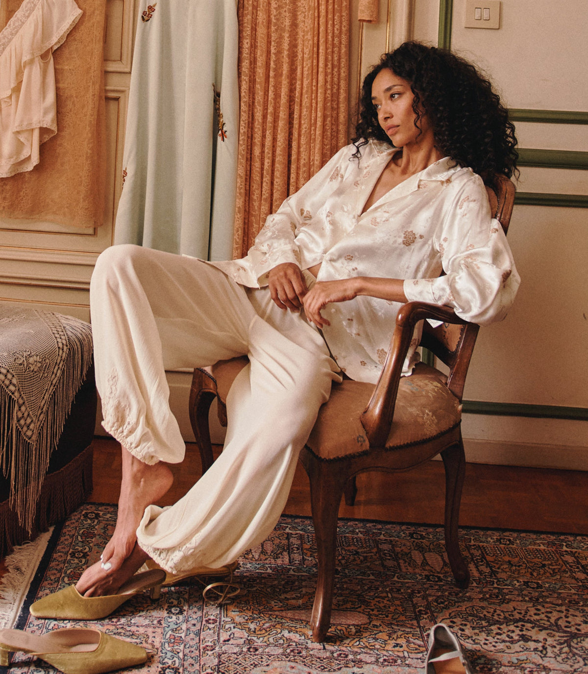MAURISE TOP -- FRESCO TAPPEZZERIA JACQUARD