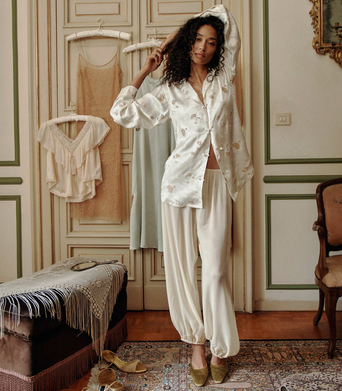 MAURISE TOP -- FRESCO TAPPEZZERIA JACQUARD