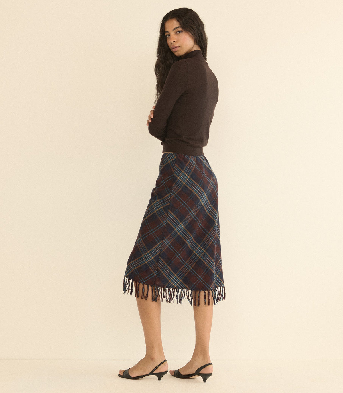 NERONI TURTLENECK -- EQUESTRIAN BROWN