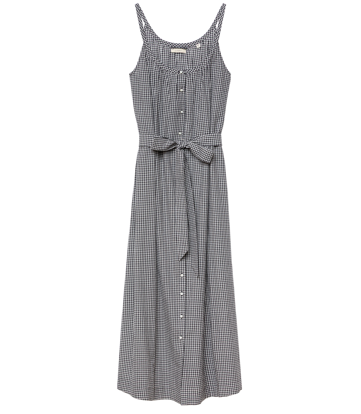 NEVITA DRESS -- NOIR LA MADDALENA GINGHAM