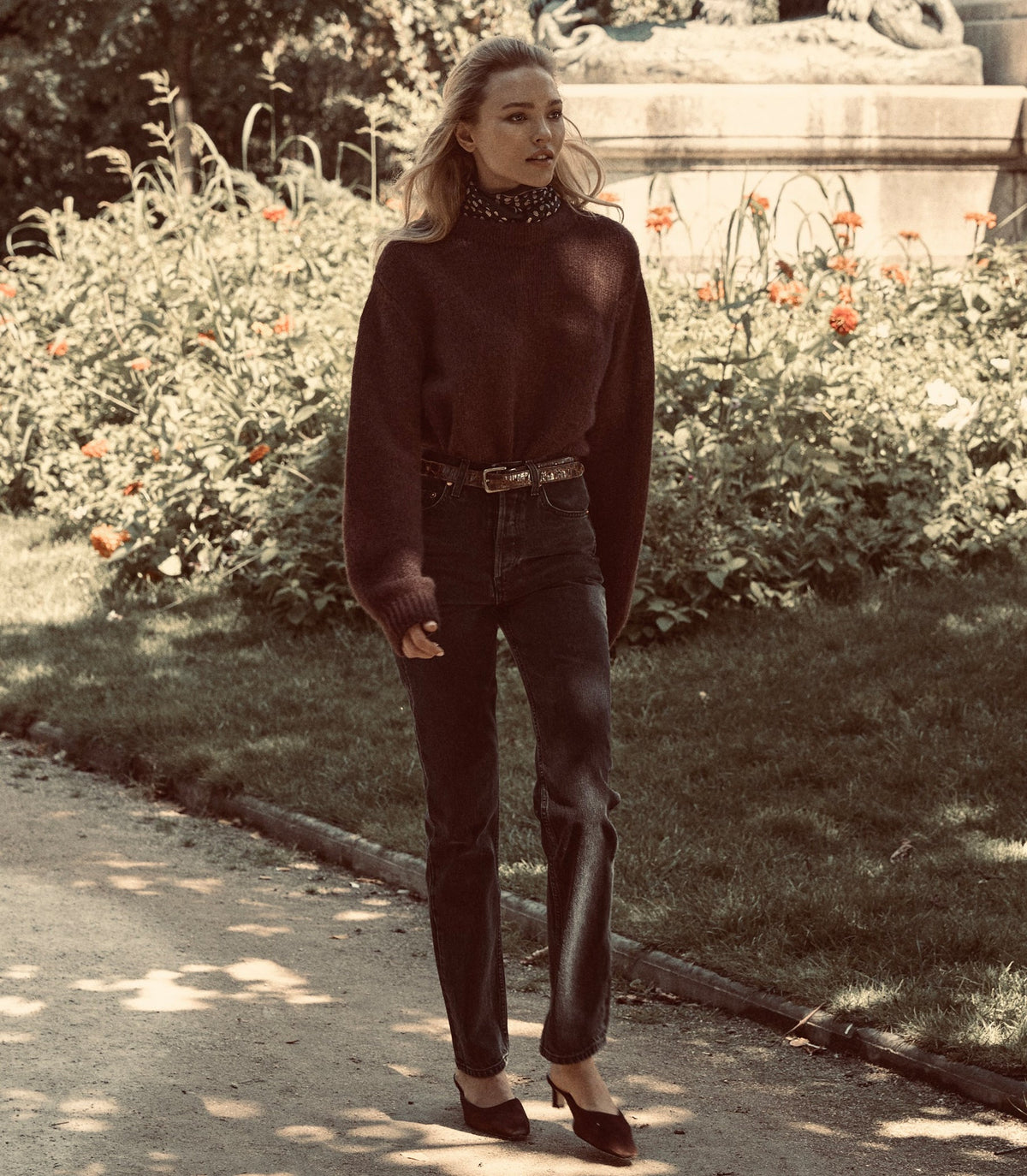 ONDINE JEAN -- COAL BLACK WASH