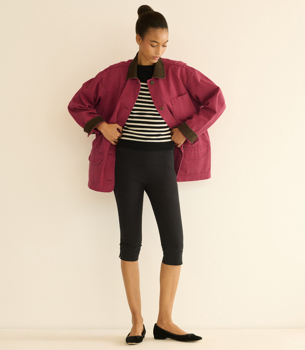 PASCUAL JACKET -- WASHED CRIMSON