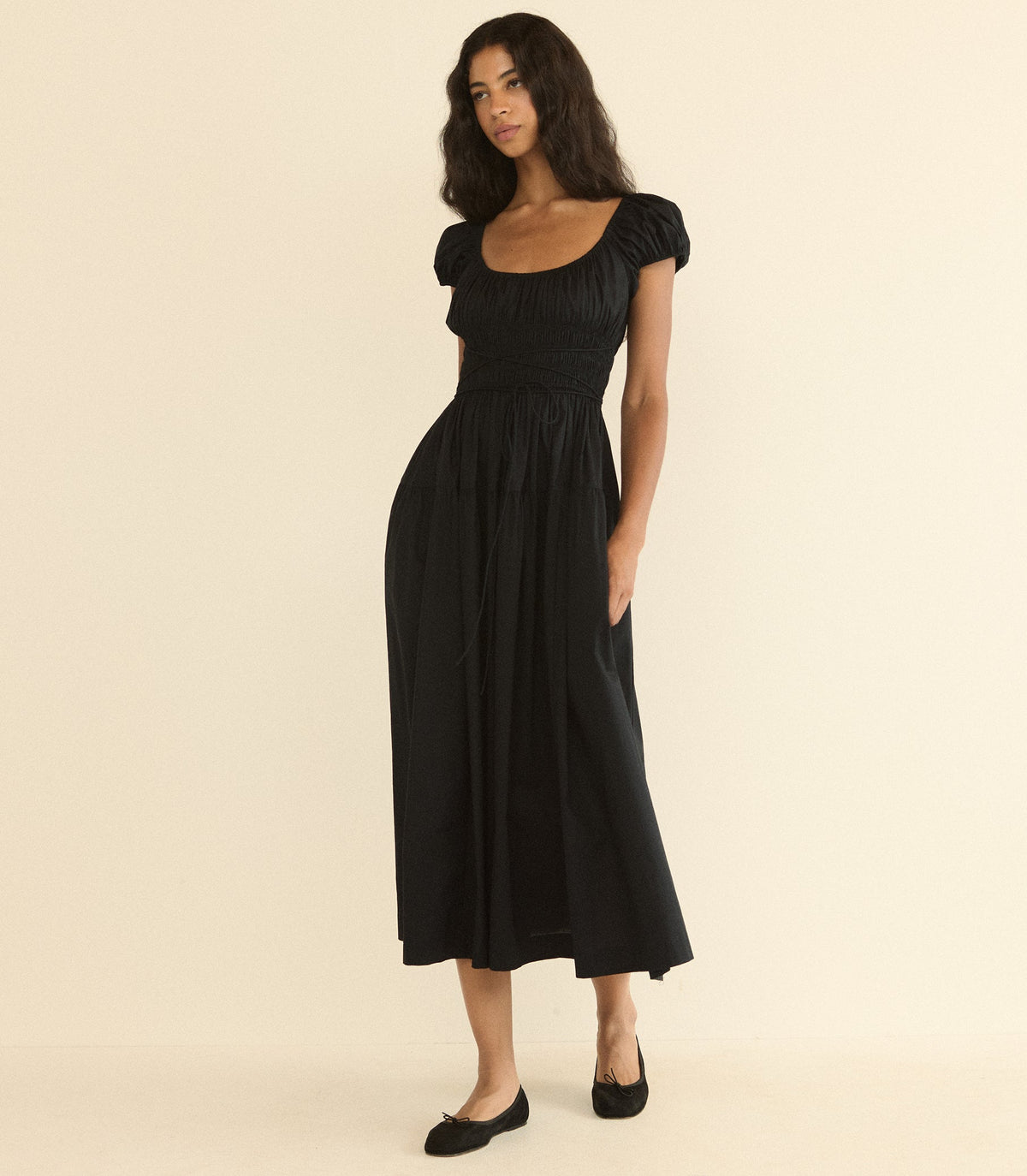 QUINELLE DRESS -- BLACK