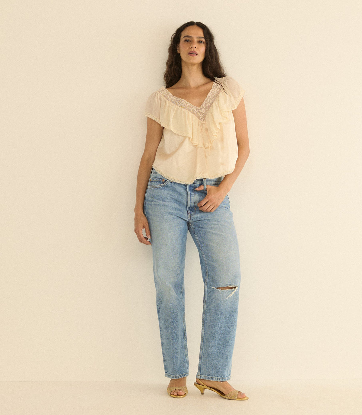 YADIRA TOP -- CANDLELIGHT