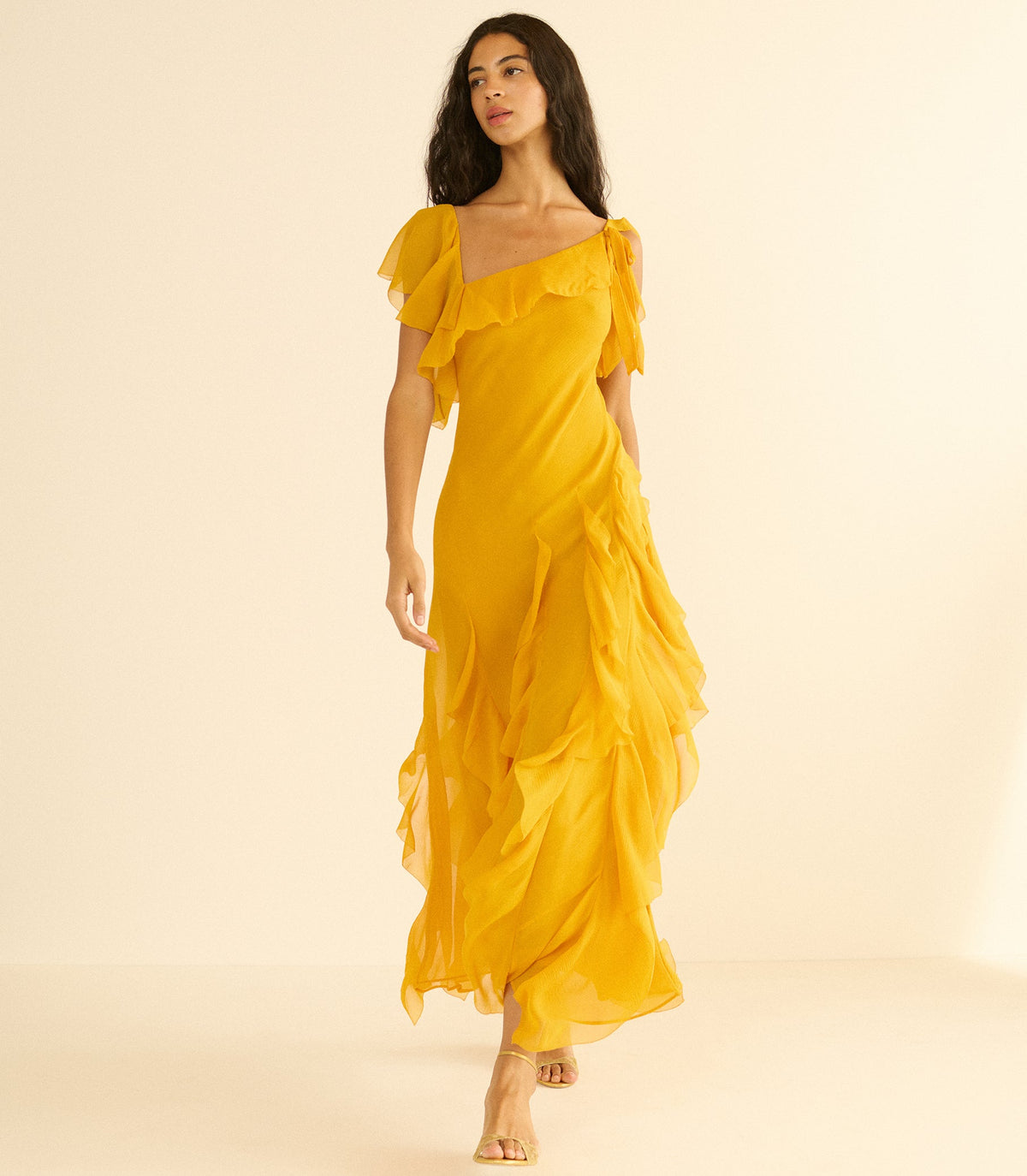 ZELIA DRESS -- SUNFLOWER